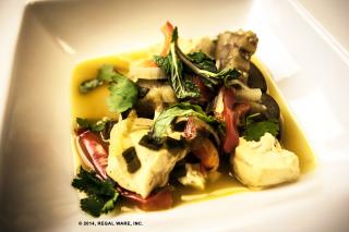 Saladmaster Recipe Tofu & Eggplant in Coconut-Curry Sauce