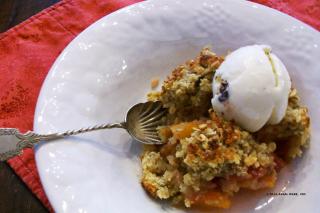 Saladmaster Recipe Stone Fruit Crisp by Cathy Vogt