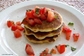 Saladmaster Recipe Sweet Corn & Cheddar Pancakes by Cathy Vogt
