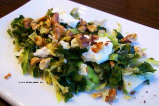 Saladmaster Recipe Kale & Brussels Sprouts with Creamy Goat Cheese