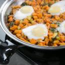 healthy hash recipe, hash recipe, sweet potato recipe, easy eggs 