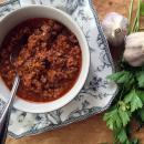 Easy to make italian style bolognese sauce for pasta