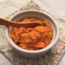 Delicious red lentil and vegetable stew perfect for fall cooking