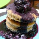 Saladmaster Recipe Gluten-Free Pancakes with Blueberry Sauce